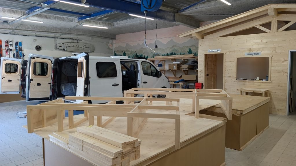 atelier van des cimes creation choix de l'essence de bois